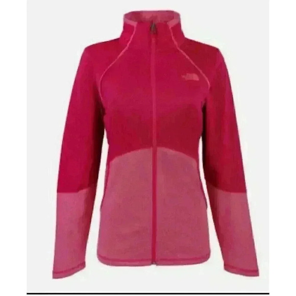 The North Face Womens Cinder 100 Jacket Full Zip Red Pink NWOT - Picture 6 of 7